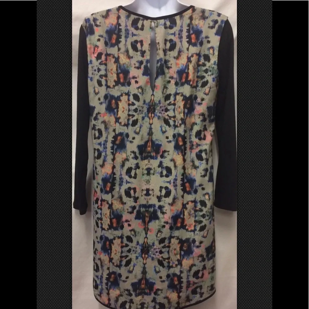 HD IN PARIS Anthropologie Painted Symmetry Sheath